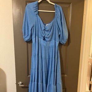 Arula Blue Maxi Dress